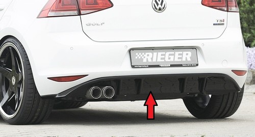 Rieger diffusor für golf 7 - diffusor,